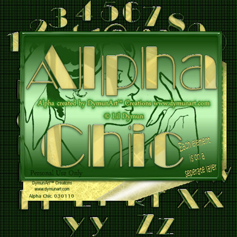 Alpha 'Chic' by DymunArt™ Creations