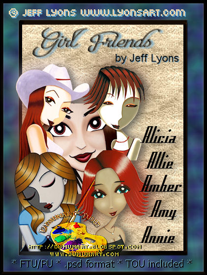 Girl Friends Package 1 by Jeff Lyons Preview
